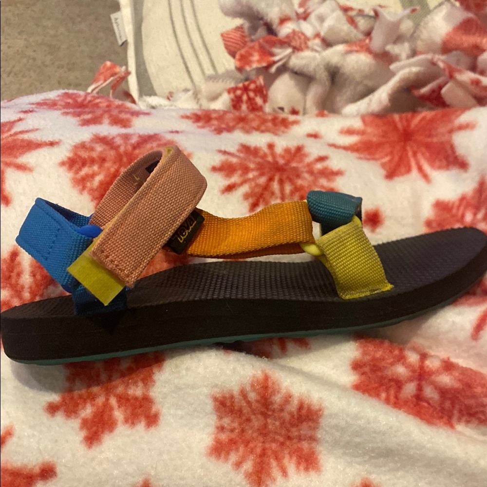 Teva Blue and Pink Sandals Comfortable Summer Footwear